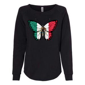 Mexican Independence Day Butterfly Womens California Wash Sweatshirt