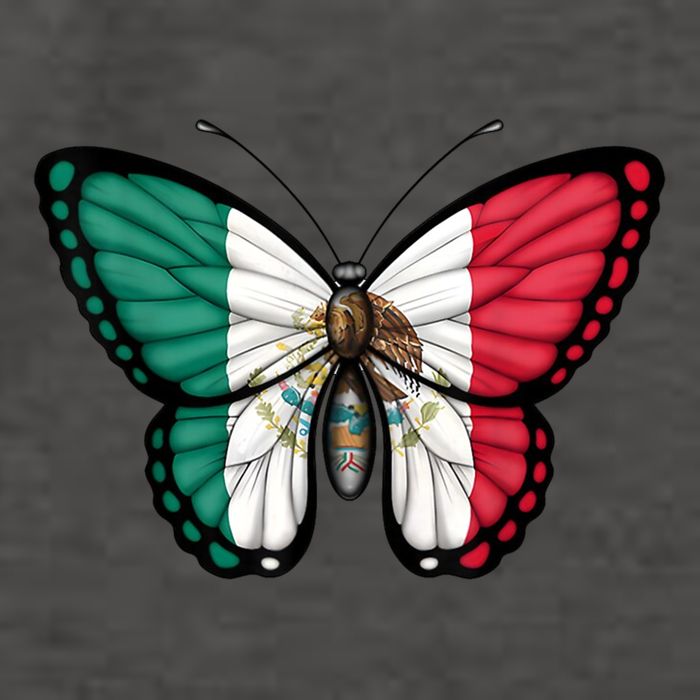 Mexican Independence Day Butterfly Vector Backpack