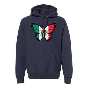 Mexican Independence Day Butterfly Premium Hoodie