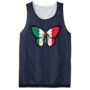 Mexican Independence Day Butterfly Mesh Reversible Basketball Jersey Tank