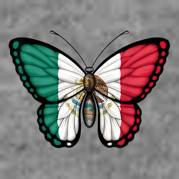 Mexican Independence Day Butterfly T-Shirt