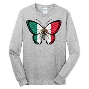 Mexican Independence Day Butterfly Tall Long Sleeve T-Shirt