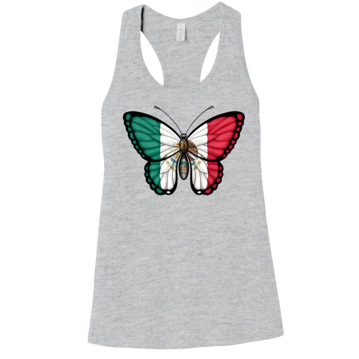 Mexican Independence Day Butterfly Women's Racerback Tank