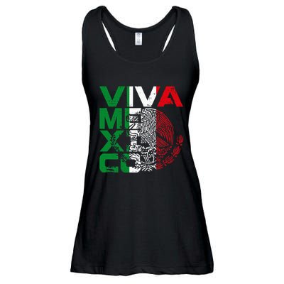 Mexican Independence Day Viva Mexico Ladies Essential Flowy Tank