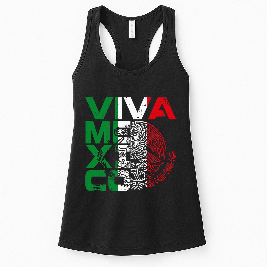 Mexican Independence Day Viva Mexico Womens Tank Top