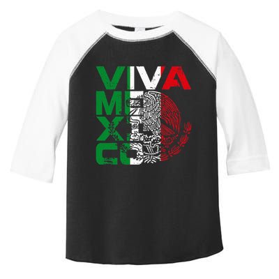 Mexican Independence Day Viva Mexico Toddler Fine Jersey T-Shirt