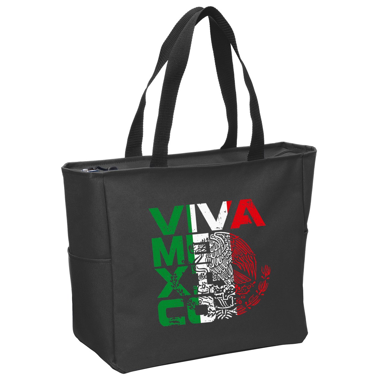 Mexican Independence Day Viva Mexico Zip Tote Bag
