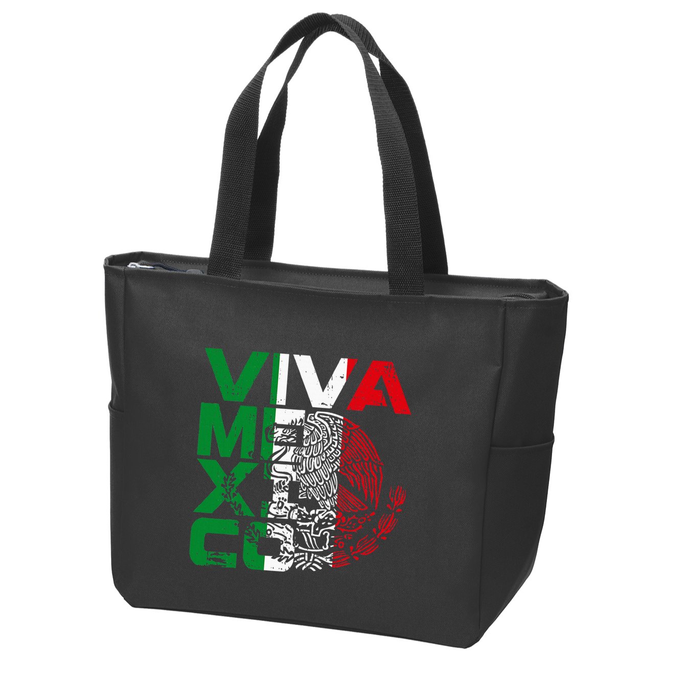 Mexican Independence Day Viva Mexico Zip Tote Bag