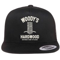 Mens Inappropriate Dirty Adult Humor Funny Woody's Hardwood Flatbill Hat