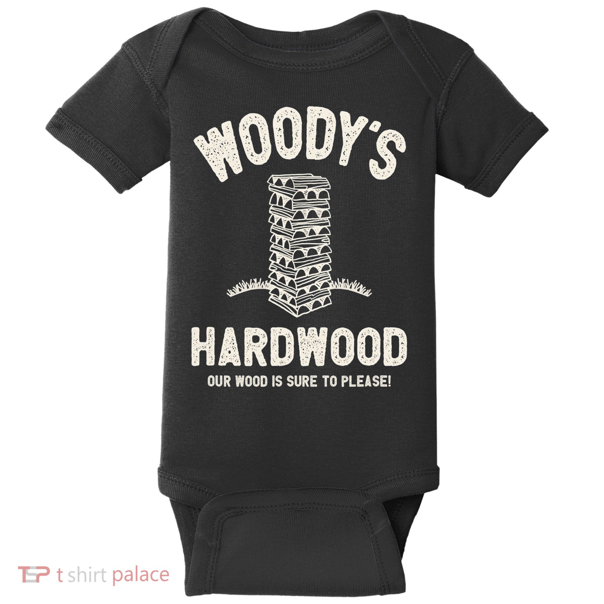 Mens Inappropriate Dirty Adult Humor Funny Woody's Hardwood Baby Bodysuit