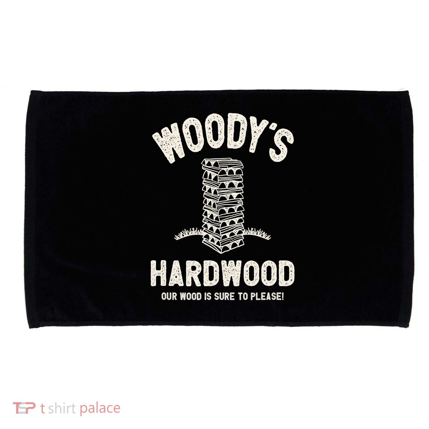 Mens Inappropriate Dirty Adult Humor Funny Woody's Hardwood Microfiber Hand Towel