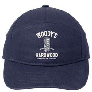 Mens Inappropriate Dirty Adult Humor Funny Woody's Hardwood 7-Panel Snapback Hat