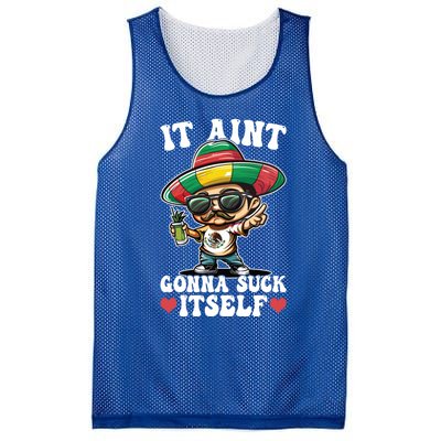 Mexico Independence Day Lime Tequila It Aint Gonna Suck Cool Gift Mesh Reversible Basketball Jersey Tank