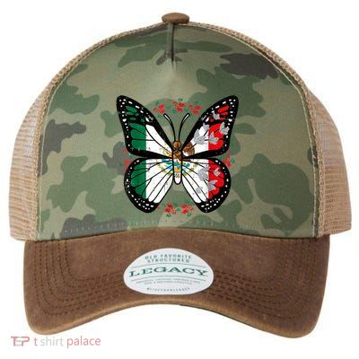 Mexican Independence Day Butterfly Mexico Legacy Tie Dye Trucker Hat