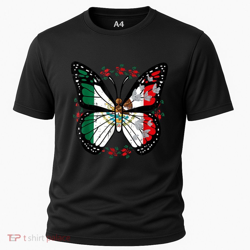 Mexican Independence Day Butterfly Mexico Performance Shirt
