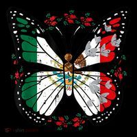 Mexican Independence Day Butterfly Mexico T-Shirt