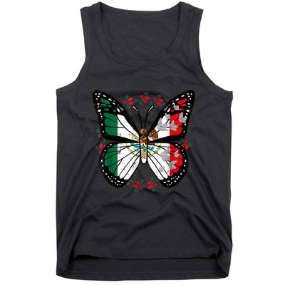 Mexican Independence Day Butterfly Mexico Tank Top