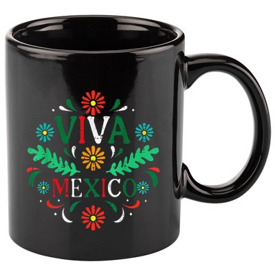 Mexican Independence Day Viva Mexico Otomi 11oz C Handle Ceramic Mug