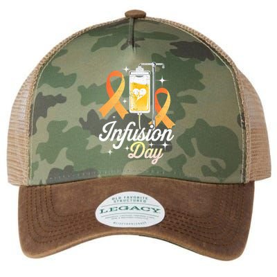 MS I.n.f.u.s.i.o.n Day Multiple Sclerosis Awareness Ribbon Legacy Tie Dye Trucker Hat