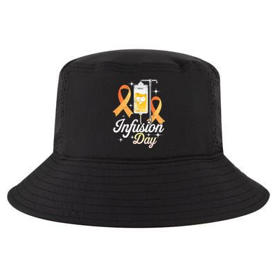 MS I.n.f.u.s.i.o.n Day Multiple Sclerosis Awareness Ribbon Cool Comfort Performance Bucket Hat