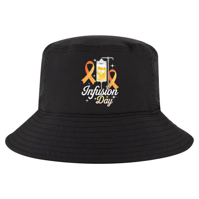 MS I.n.f.u.s.i.o.n Day Multiple Sclerosis Awareness Ribbon Cool Comfort Performance Bucket Hat