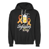MS I.n.f.u.s.i.o.n Day Multiple Sclerosis Awareness Ribbon Garment-Dyed Fleece Hoodie