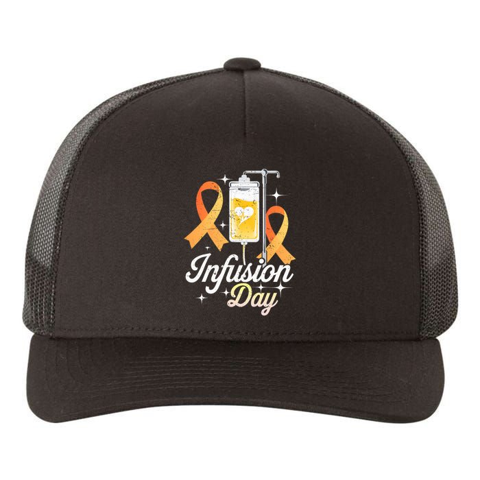 MS I.n.f.u.s.i.o.n Day Multiple Sclerosis Awareness Ribbon Yupoong Adult 5-Panel Trucker Hat