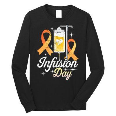 MS I.n.f.u.s.i.o.n Day Multiple Sclerosis Awareness Ribbon Long Sleeve Shirt
