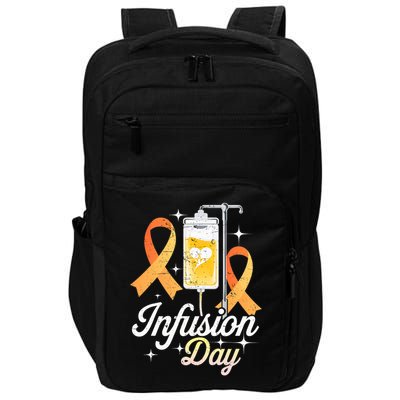 MS I.n.f.u.s.i.o.n Day Multiple Sclerosis Awareness Ribbon Impact Tech Backpack