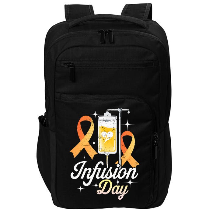 MS I.n.f.u.s.i.o.n Day Multiple Sclerosis Awareness Ribbon Impact Tech Backpack