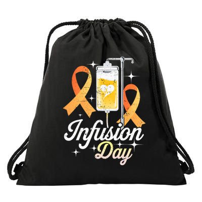 MS I.n.f.u.s.i.o.n Day Multiple Sclerosis Awareness Ribbon Drawstring Bag