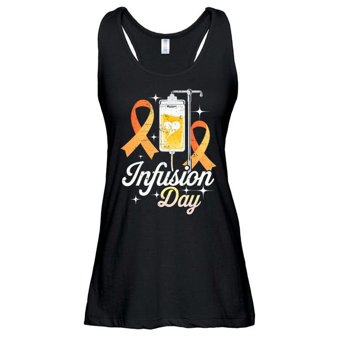 MS I.n.f.u.s.i.o.n Day Multiple Sclerosis Awareness Ribbon Ladies Essential Flowy Tank