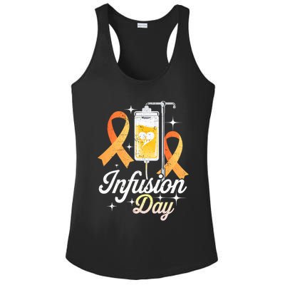 MS I.n.f.u.s.i.o.n Day Multiple Sclerosis Awareness Ribbon Ladies PosiCharge Competitor Racerback Tank