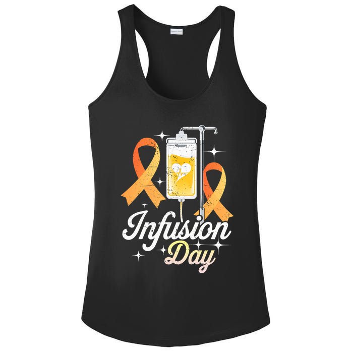 MS I.n.f.u.s.i.o.n Day Multiple Sclerosis Awareness Ribbon Ladies PosiCharge Competitor Racerback Tank
