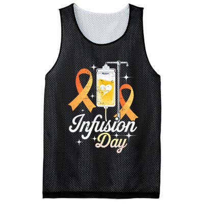MS I.n.f.u.s.i.o.n Day Multiple Sclerosis Awareness Ribbon Mesh Reversible Basketball Jersey Tank