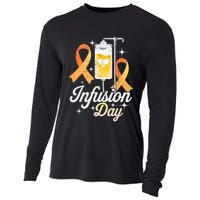 MS I.n.f.u.s.i.o.n Day Multiple Sclerosis Awareness Ribbon Cooling Performance Long Sleeve Crew