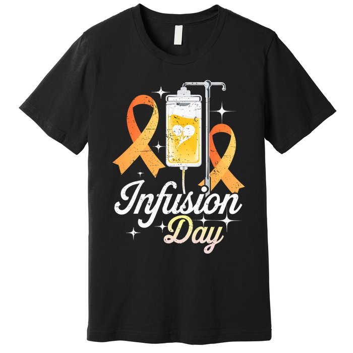 MS I.n.f.u.s.i.o.n Day Multiple Sclerosis Awareness Ribbon Premium T-Shirt