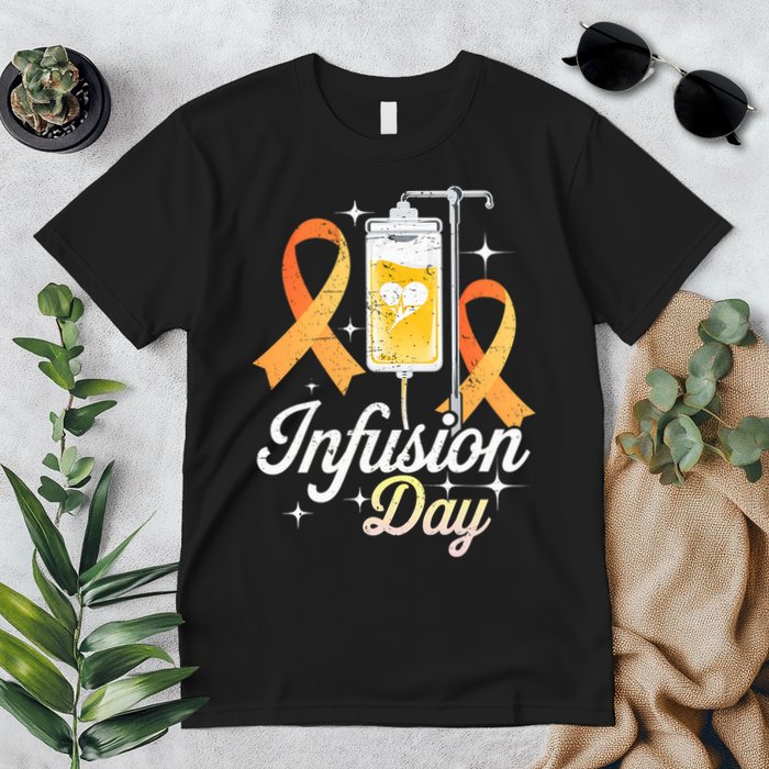 MS I.n.f.u.s.i.o.n Day Multiple Sclerosis Awareness Ribbon Premium T-Shirt