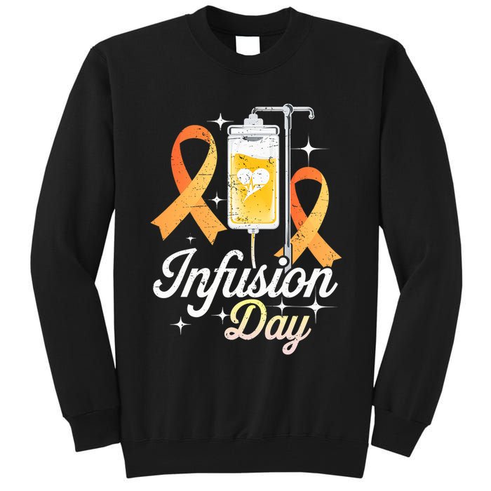 MS I.n.f.u.s.i.o.n Day Multiple Sclerosis Awareness Ribbon Tall Sweatshirt