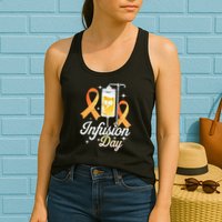 MS I.n.f.u.s.i.o.n Day Multiple Sclerosis Awareness Ribbon Womens Tank Top