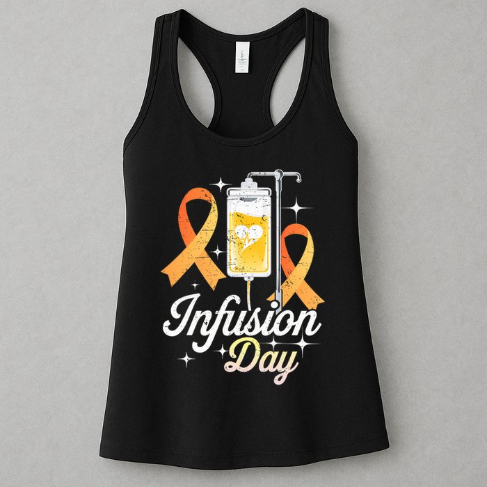 MS I.n.f.u.s.i.o.n Day Multiple Sclerosis Awareness Ribbon Womens Tank Top