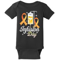 MS I.n.f.u.s.i.o.n Day Multiple Sclerosis Awareness Ribbon Baby Bodysuit