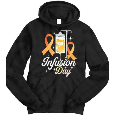 MS I.n.f.u.s.i.o.n Day Multiple Sclerosis Awareness Ribbon Tie Dye Hoodie