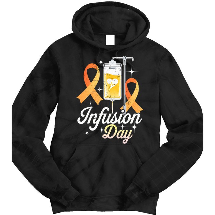 MS I.n.f.u.s.i.o.n Day Multiple Sclerosis Awareness Ribbon Tie Dye Hoodie