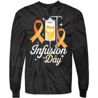 MS I.n.f.u.s.i.o.n Day Multiple Sclerosis Awareness Ribbon Tie-Dye Long Sleeve Shirt