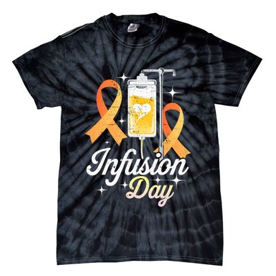MS I.n.f.u.s.i.o.n Day Multiple Sclerosis Awareness Ribbon Tie-Dye T-Shirt