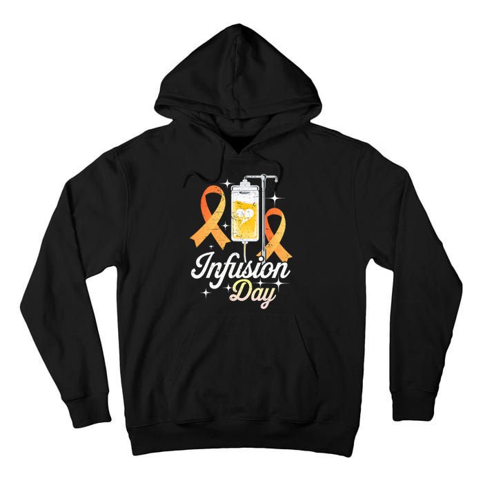 MS I.n.f.u.s.i.o.n Day Multiple Sclerosis Awareness Ribbon Tall Hoodie
