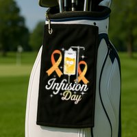MS I.n.f.u.s.i.o.n Day Multiple Sclerosis Awareness Ribbon Golf Towel