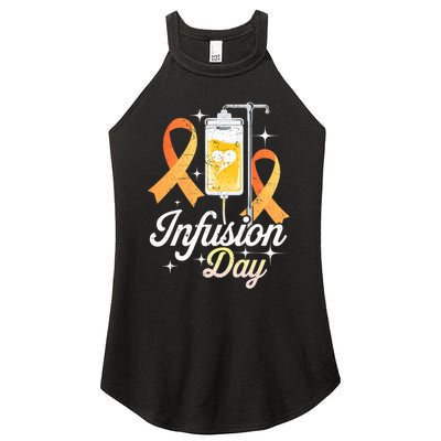MS I.n.f.u.s.i.o.n Day Multiple Sclerosis Awareness Ribbon Women's Perfect Tri Rocker Tank
