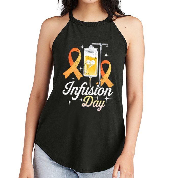 MS I.n.f.u.s.i.o.n Day Multiple Sclerosis Awareness Ribbon Women's Perfect Tri Rocker Tank